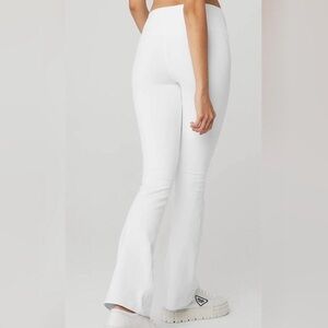 ALO Yoga White Flare Pants